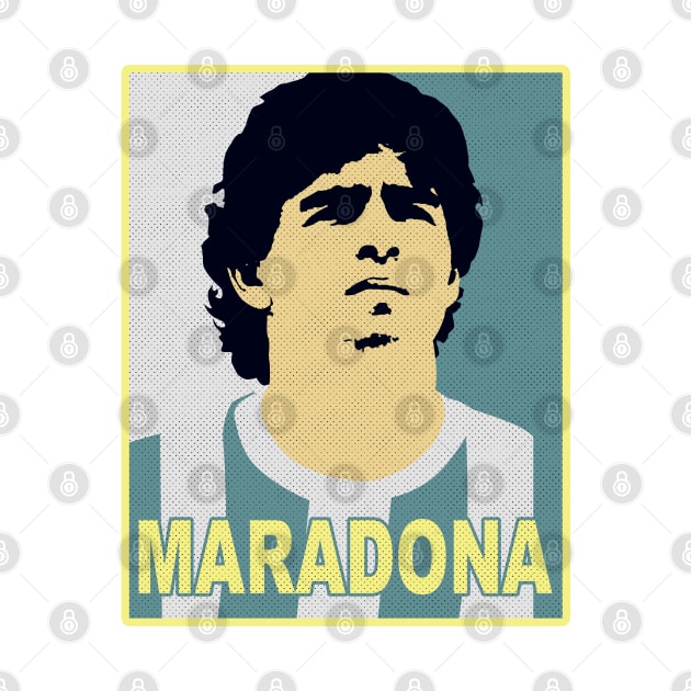 MARADONA by canzyartstudio