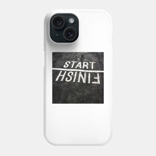 START and FINISH LINES  maybe LOSER than you think Phone Case