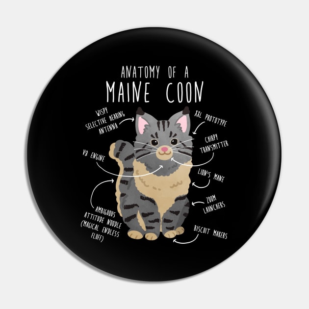 Maine Coon Cat Anatomy Pin by Psitta