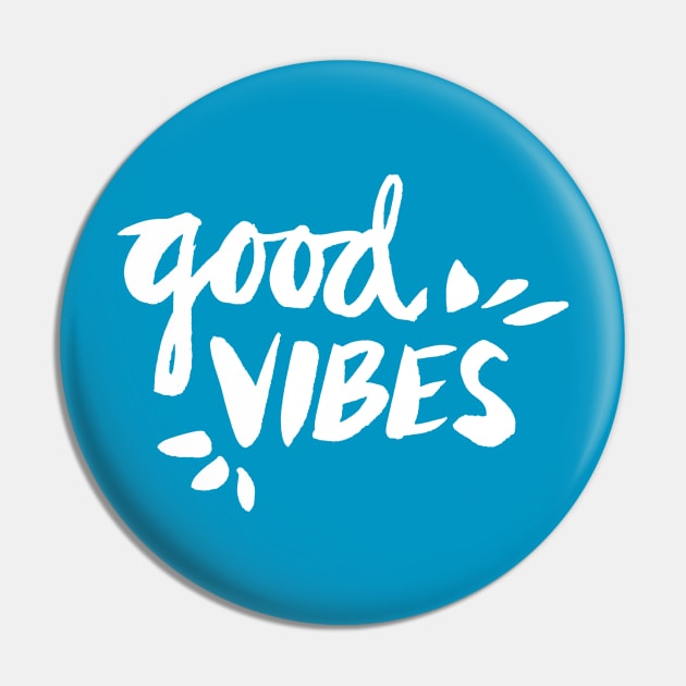 Good Vibes Pin by CatCoq