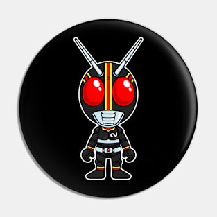 Kamen Rider Black Chibi Pin