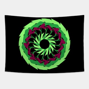 Green mandala Tapestry