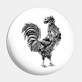 Rooster Pin