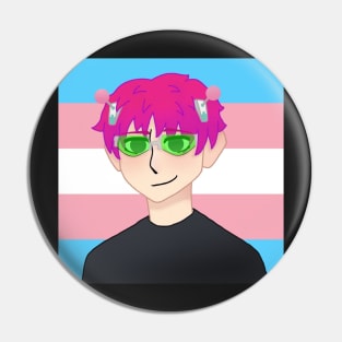 Saiki Trans Pride Pin