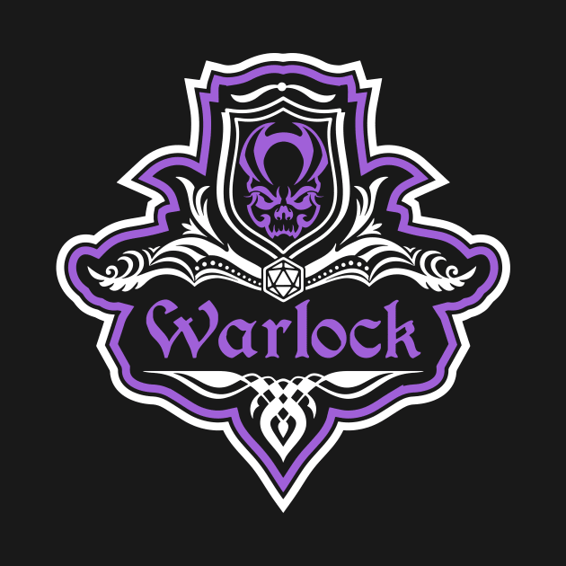 D&D Warlock Class Crest by Sunburst