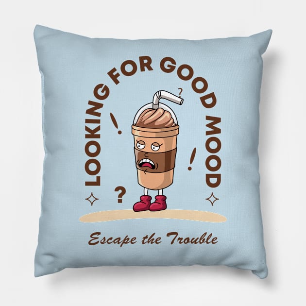 Looking For Good Mood Pillow by Harrisaputra