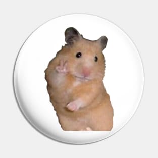 Peace hamster Pin