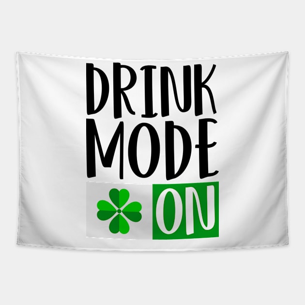 Drink Mode On Tapestry by Coral Graphics