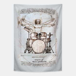 The Drummer - Weapons Of Mass Percussion Tapestry