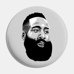 James " The Beard" Harden Pin