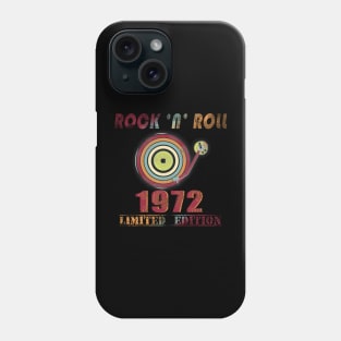 50 birthday Rock n Roll born 1972 Phone Case