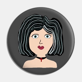 Mature Goth Pin