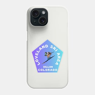 Loveland Ski Area Dillon Colorado U.S.A. Gift Ideas For The Ski Enthusiast. Phone Case