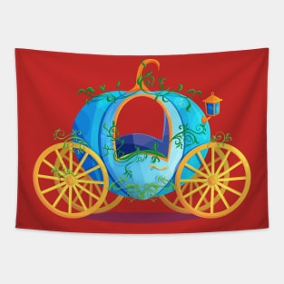 Fairytale Carriage Tapestry