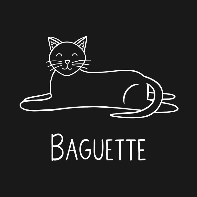 Baguette (white) by carolinewillustration