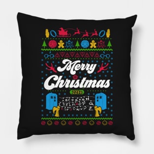 Multifandom Ugly Christmas Sweatshirt Pillow