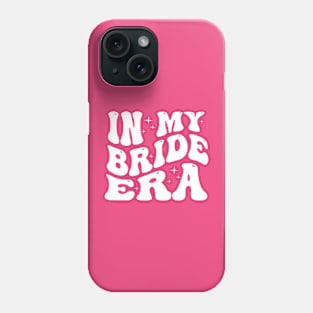 In My Bride Era Groovy Bachelorette Wedding Engagement Phone Case
