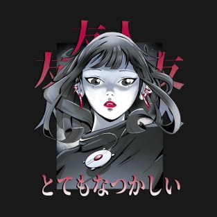 Dramatic Pose Anime Girl T-Shirt