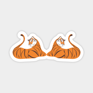 Tiger couple Magnet