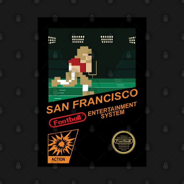San Francisco Football Team - NES Football 8-bit Design by mymainmandeebo