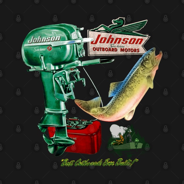 Johnson Vintage Outboard Motors by Midcenturydave