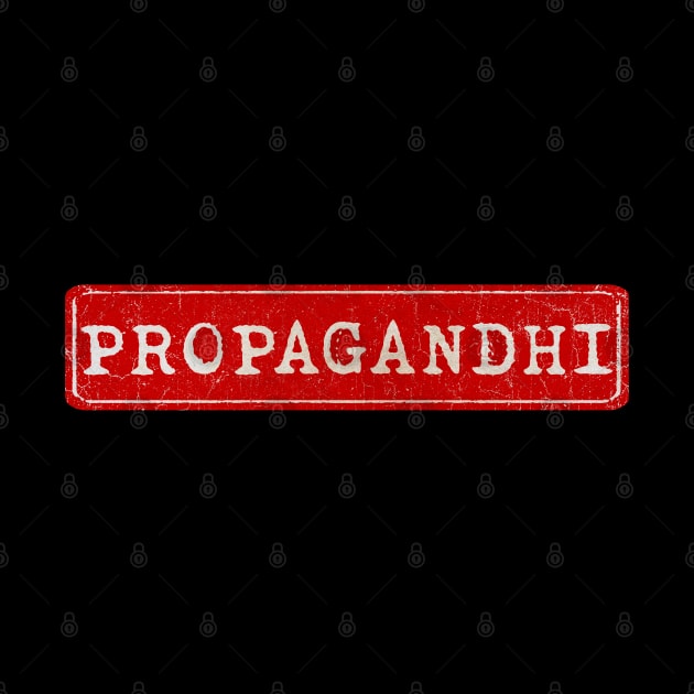 vintage retro plate Propagandhi by GXg.Smx