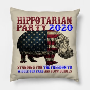 Hippotarian Party 2020 Pillow