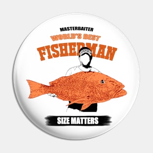 World's Best Fisherman Pin