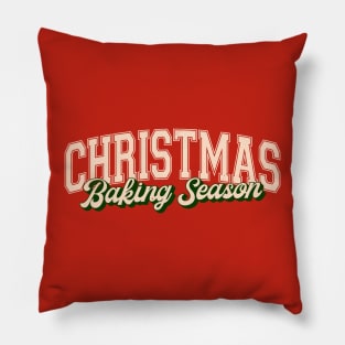 christmas baking season (grunge) Pillow