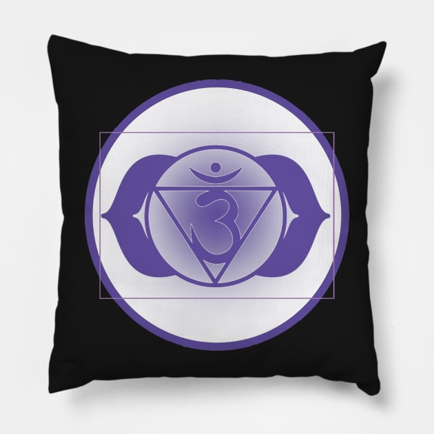 Open up your Third-Eye Chakra- Blue Pillow by EarthSoul