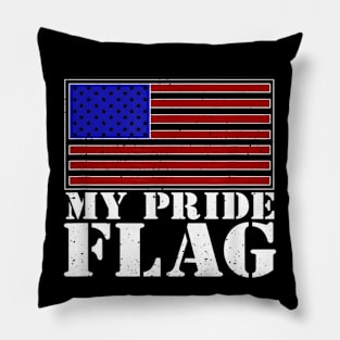 This Is My Pride Flag USA American 4th Of July Patriotic Pillow