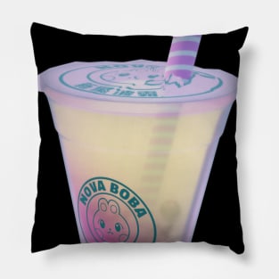 Bubble Boba Tea - Lemon Raspberry Pillow