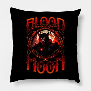 Bloodmoon Werewolf Streetwear Pillow