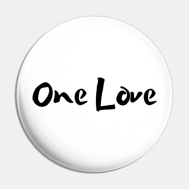 One Love Pin by DAPFpod