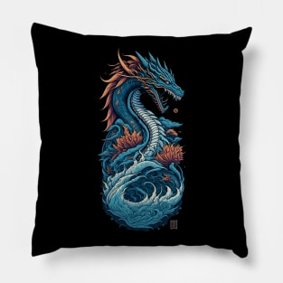 Japanese Sea Dragon Pillow
