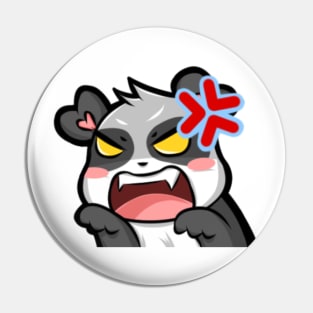 Angry Panda Pin