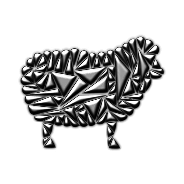 Metallic Sheep by Shrenk