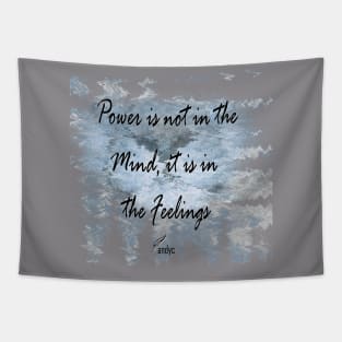 POWER IN FEELINGS SKY Tapestry