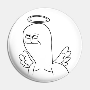 Angel man Pin