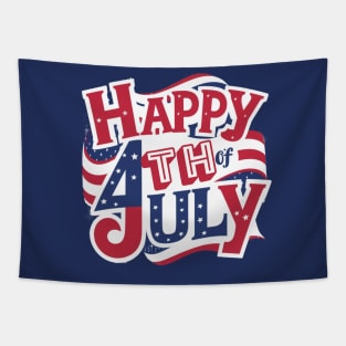 Happy 4Th of July American Independence Day Tapestry