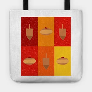 D&amp;D - Doughnuts and Dreidels Fire Grid Tote