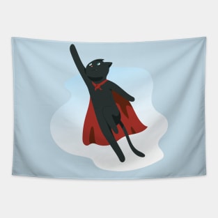 Super Hero Cat Tapestry