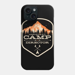 Assistant Camp Director print - Camp Staff - Camping design graphic Phone Case