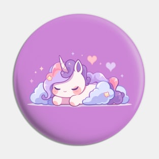 Cute Happy Kawaii Baby Unicorn Pin