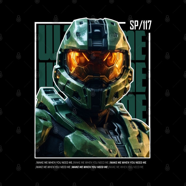 Halo game quotes - Master chief - Spartan 117 - Realistic #1 by trino21