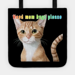 Crookie Needs Free Mom Hugs Please Navy Tote