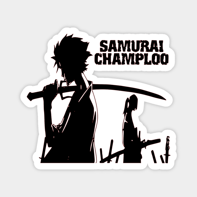 Samurai Champloo Mugen and Jin Battlecry Magnet by OtakuPapercraft