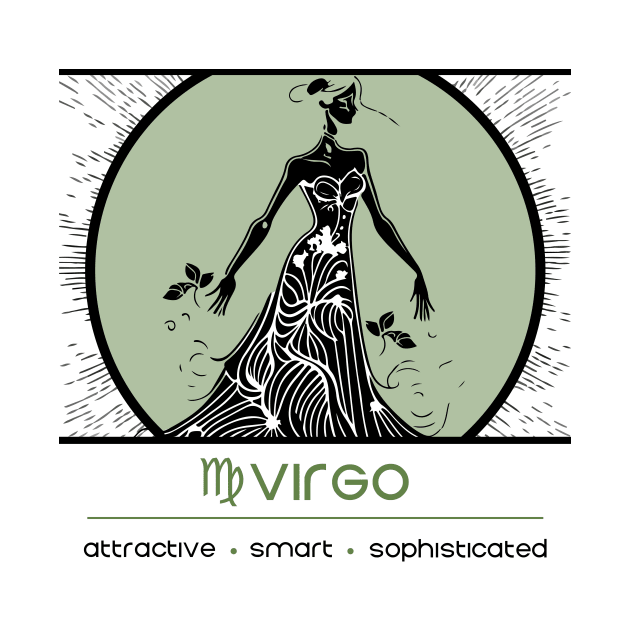 Virgo Season - Zodiac Graphic by Well3eyond