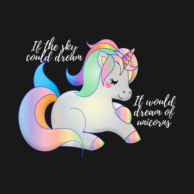 If the sky could dream it would dream of unicorns by LukjanovArt