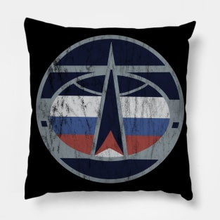 Russian Army Space Forces Troops Uniform Sleeve Patch Sign Pillow